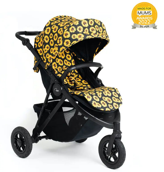 Roma Atlas 3 Wheel Pram - Sunflower