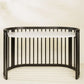 Oval Baby Crib - BLACK