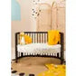 Oval Baby Crib - BLACK
