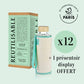 12 glass bottles guaranteed for life + FREE display
