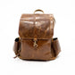 Oscar Leather Baby Backpack