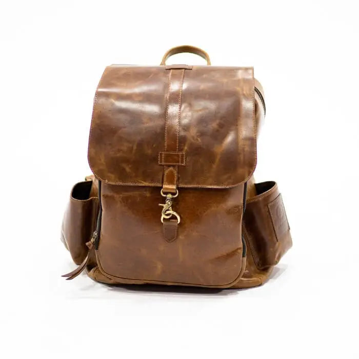 Oscar Leather Baby Backpack