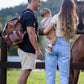 Oscar Leather Baby Backpack