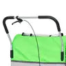 2-in-1 Kids' Bicycle Trailer & Stroller Green and Grey